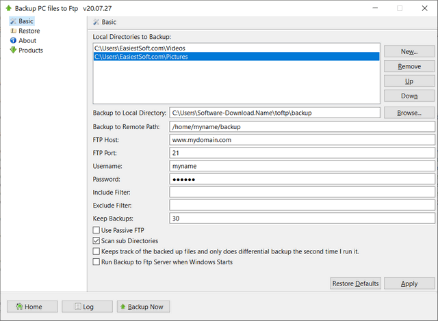 How to Backup to a Ftp Server Win 11