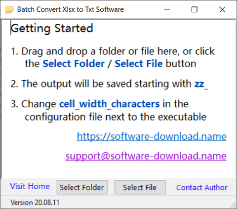 Batch Convert Xlsx to Txt Software Win 11